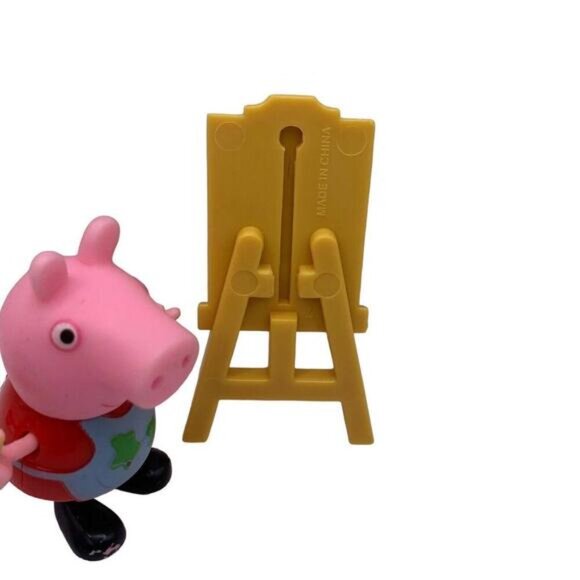 Peppa Pig & Friends 4 Figure Fun Playset Art Easel & Bike Peppa Suzy & Mummy - Picture 7 of 7